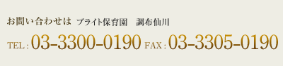 社会福祉法人済聖会　ブライト保育園（調布仙川）